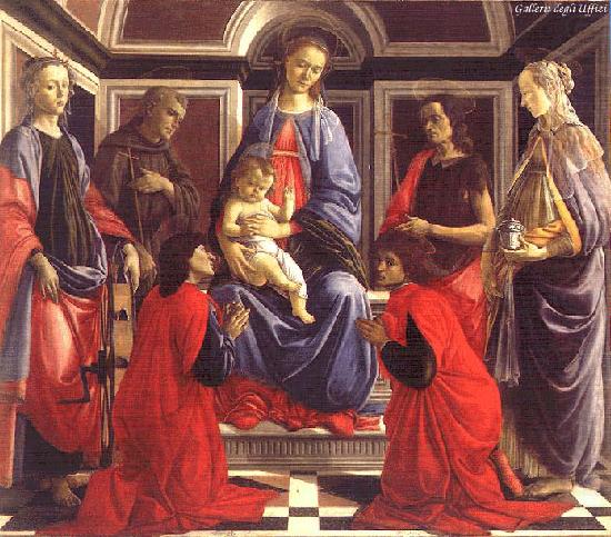 San Ambrogio Altarpiece, BOTTICELLI, Sandro